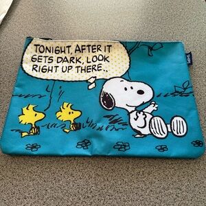 Peanuts Snoopy and Woodstock Waterproof Pouch